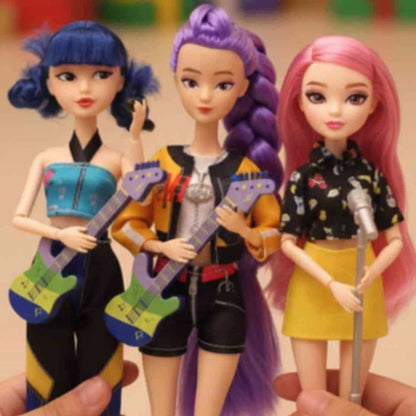 Muñecas K-Pop Guerreras Con Música